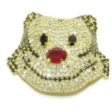 Iced Out Felix the Cat Pin/Brooch