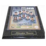 2010 Milwaukee Brewers Plaque