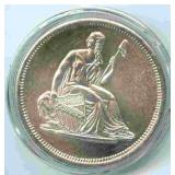 Seated Liberty Design 1 Troy Ounce Silver .999