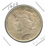 1922 Peace Silver Dollar