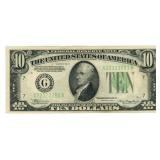 1934-A U.S. $10 Bank of Chicago Illinois Federal