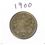 1900 Canadian Silver Quarter