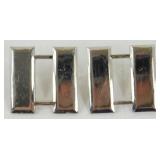 15.7 grams Sterling Silver Military Bars