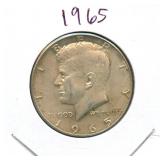 1965 Kennedy Half Dollar - 40% Silver