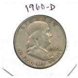 1960-D Walking Liberty Silver Half Dollar