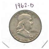 1962-D Walking Liberty Silver Half Dollar