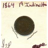 1864 Indian Head Cent