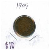 1909 Indian Head Cent