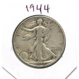 1944 Walking Liberty Silver Half Dollar
