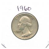 1960 Washington Silver Quarter
