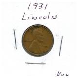 1931 Lincoln Wheat Cent