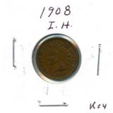 1908 Indian Head Cent