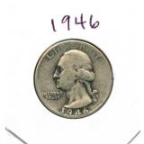 1946 Washington Silver Quarter