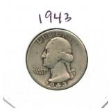 1943 Washington Silver Quarter