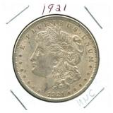 1921 Morgan Silver Dollar