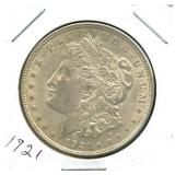 1921 Morgan Silver Dollar