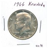 1966 Kennedy Half Dollar - 40% Silver