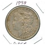 1898 Morgan Silver Dollar