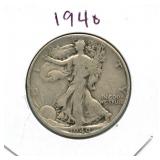 1940 Walking Liberty Silver Half Dollar