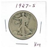 1927-S Walking Liberty Silver Half Dollar