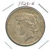 1923-S Peace Silver Dollar