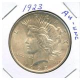 1923 Peace Silver Dollar
