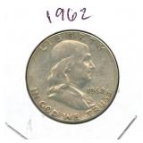 1962 Walking Liberty Silver Half Dollar