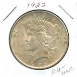 1922 Peace Silver Dollar