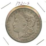 1921-S Morgan Silver Dollar