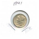 1941 Mercury Silver Dime
