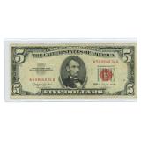 1963 $5 Red Seal Legal Tender U.S. Note