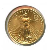 1998 $10 American Gold Eagle Coin - 1/4 oz Fine