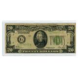 1928-B $20 Federal Reserve Note