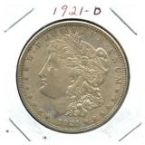 1921-D Morgan Silver Dollar