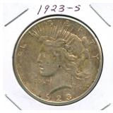 1923-S Peace Silver Dollar