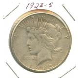 1923-S Peace Silver Dollar
