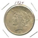1925 Peace Silver Dollar