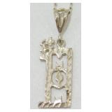 Vintage Sterling Silver Diamond Cut #1 Mom