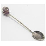 Amethyst Tiny Spoon - 7.46 grams