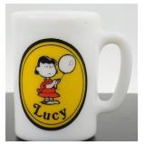 * Vintage 1969 United Features Avon Milk Glass