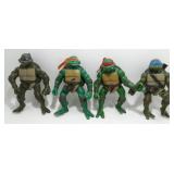 * 4 Vintage 12" Ninja Turtle Figures