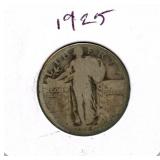1925 Standing Liberty Silver Quarter