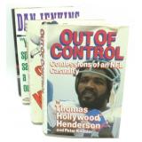 5 Hardcover Books All About Football - 1980