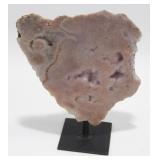Pink Amethyst on Stand - 492 grams