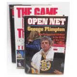 3 Vintage Hardcover Sports Books - Boxing, Hockey