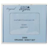100% Premium Organic Cotton Sheet Set - Queen