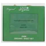 100% Premium Organic Cotton Sheet Set - Queen