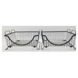 * Set of 2 Metal Stacking Baskets