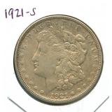 1921-S Morgan Silver Dollar