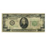 1934-A U.S. $20 Federal Reserve Note Bank of New